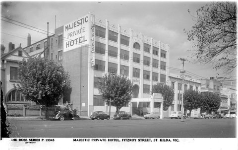 MAJESTIC PRIVATE HOTEL, FITZROY STREET, ST. KILDA, VIC, 1920–54