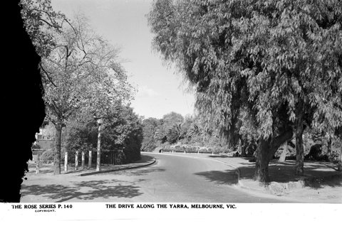The Drive Along The Yarra, Melbourne, Vic, 1920–54