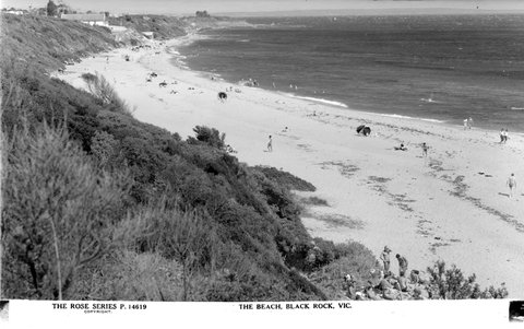 THE BEACH, BLACK ROCK, VIC, 1920–54