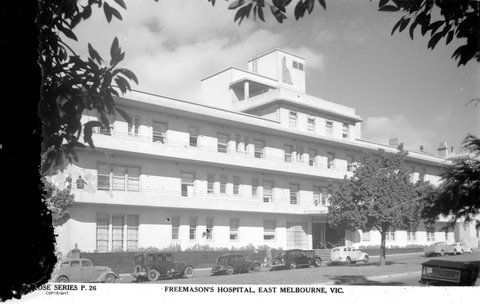 "Freemason's Hospital, East Melbourne, Vic.", 1920–54