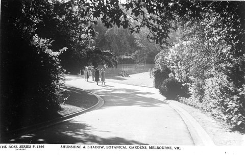 Sunshine & Shadow, Botanical Gardens, Melbourne, Vic, 1920–54
