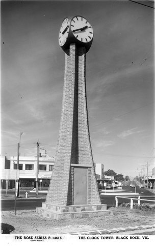 THE CLOCK TOWER, BLACK ROCK, VIC, 1920–54