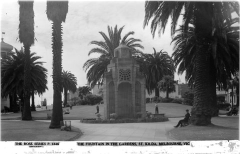 The Fountain In The Gardens, St. Kilda, Melbourne, Vic, 1935–54