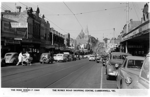 THE BURKE ROAD SHOPPING CENTRE, CAMBERWELL, VIC, 1920–54