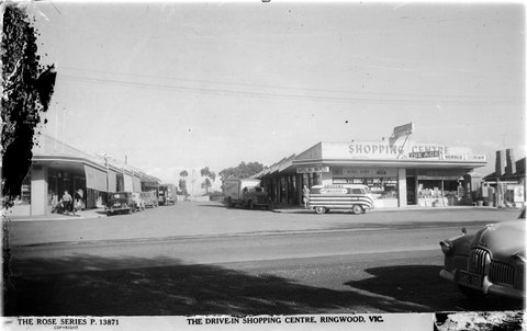THE DRIVE-IN SHOPPING CENTRE, RINGWOOD, VIC, 1920–54