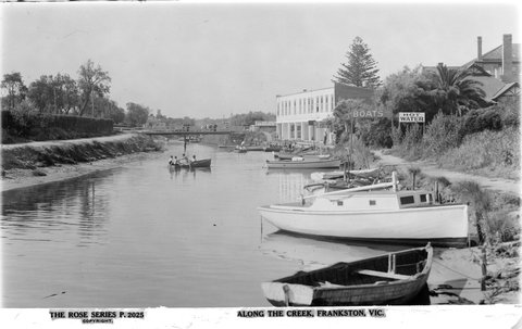 Along The Creek, Frankston, Vic, 1920–54