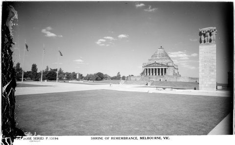 SHRINE OF REMEMBRANCE, MELBOURNE, VIC, 1920–54