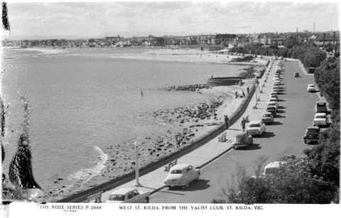 West St. Kilda From The Yacht Club, St. Kilda, Vic, 1920–54