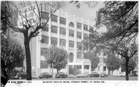 MAJESTIC PRIVATE HOTEL, FITZROY STREET, ST. KILDA, VIC, 1920–54