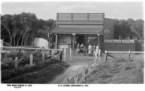 P.O. Store, Mentone, Vic, 1920–54