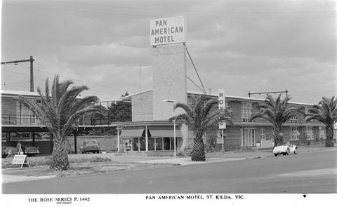 Pan American Motel, St. Kilda, Vic, 1920–54