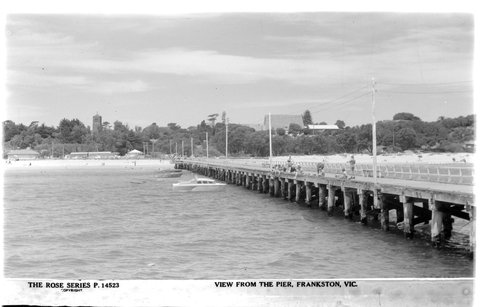 VIEW FROM THE PIER, FRANKSTON, VIC, 1920–54