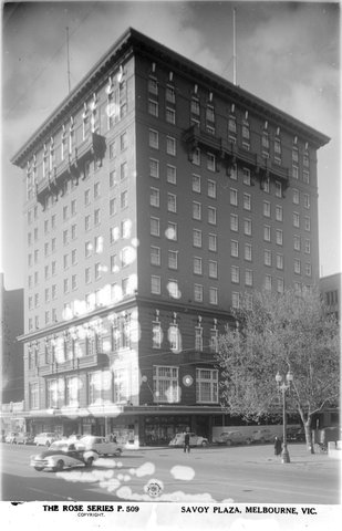 "SAVOY PLAZA, MELBOURNE, VIC.", 1920–54