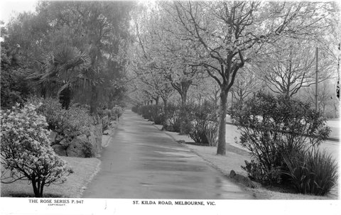 St. Kilda Road, Melbourne, Vic, 1920–54