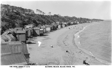 Bathing Rock, Black Rock, Vic, 1920–54