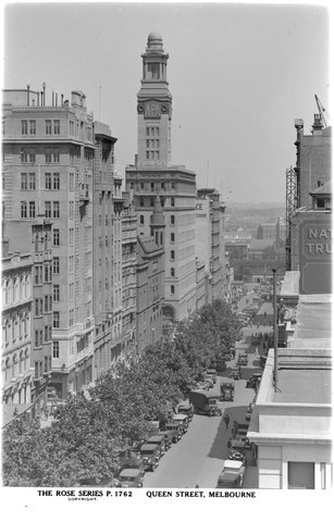Queen Street, Melbourne, 1920–54