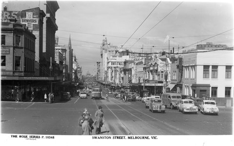 SWANSTON STREET, MELBOURNE, VIC, 1920–54