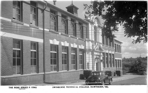 SWINBURNE TECHNICAL COLLEGE, HAWTHORN, VIC, 1920–54