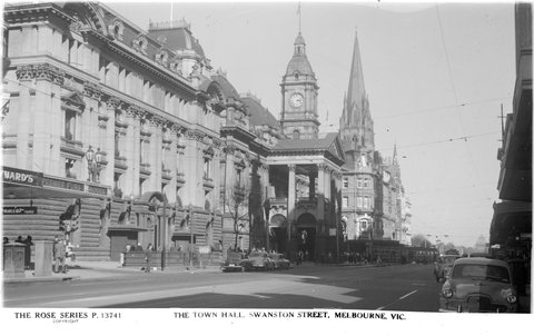 THE TOWN HALL, SWANSTON STREET, MELBOURNE, VIC, 1920–54