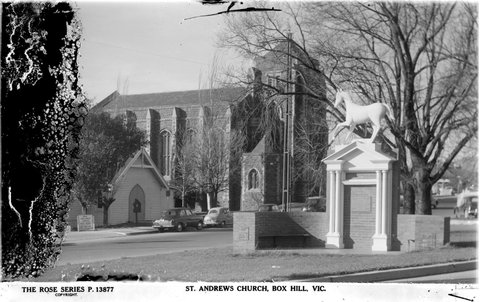 ST. ANDREW'S CHURCH, BOX HILL, VIC, 1920–54
