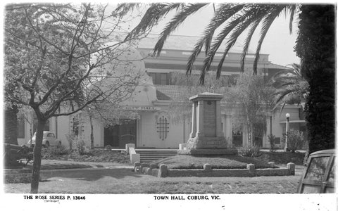 TOWN HALL, COBURG, VIC, 1920–54