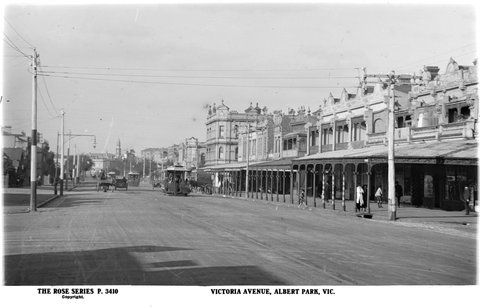 Victoria Avenue, Albert Park, Vic, 1920–54