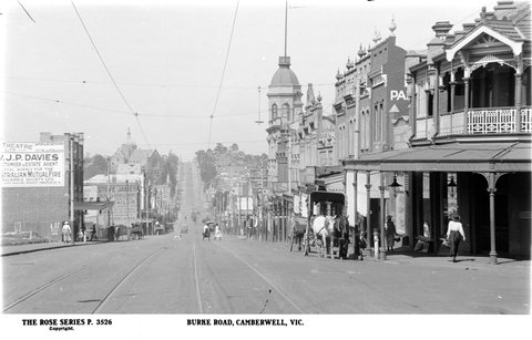 Burke Road, Camberwell, Vic, 1920–54