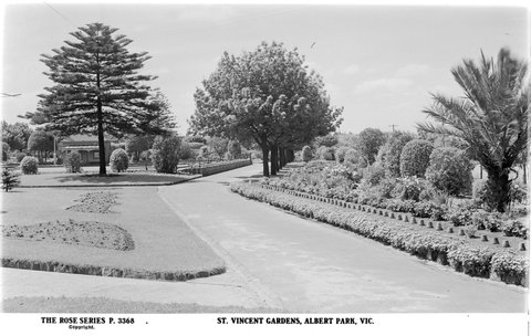 St. Vincent Gardens, Albert Park, Vic, 1920–54