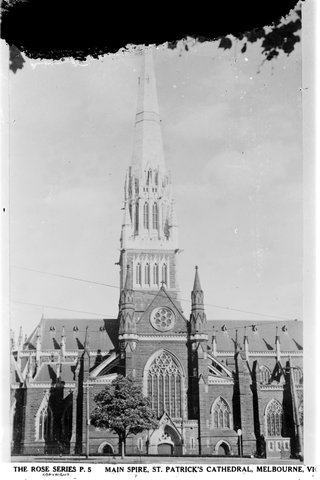 Main Spire, St. Patrick's Cathedral, Melbourne, Vic, 1920–54