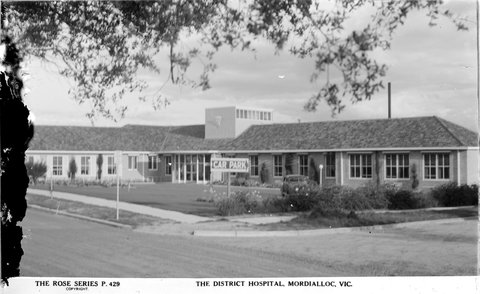 THE DISTRICT HOSPITAL, MORDIALLOC, VIC, 1920–54