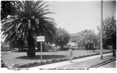 THE F. L. DAWKINS GARDENS, BROADWAY, ELWOOD, VIC, 1920–54