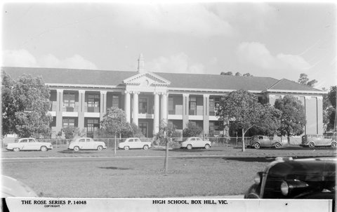 HIGH SCHOOL, BOX HILL, VIC, 1920–54