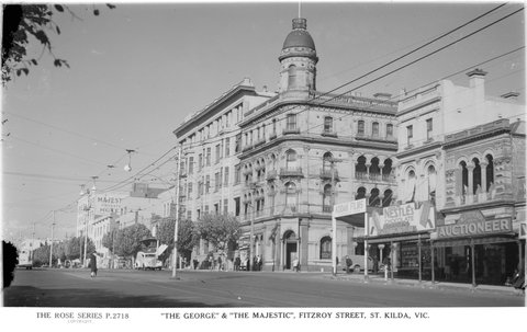 "The George" & "The Majestic" Fitzroy Street, St. Kilda, Vic, 1920–54