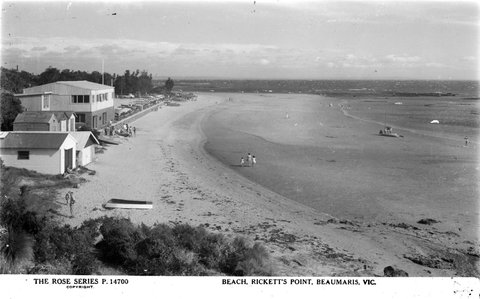 BEACH, RICKETT'S POINT BEAUMARIS, VIC, 1920–54