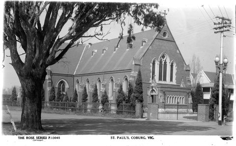 ST. PAUL'S, COBURG, VIC, 1920–54