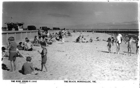 THE BEACH, MORDIALLOC, VIC, 1920–54