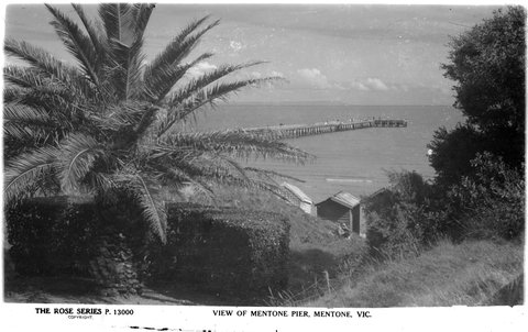VIEW OF MENTONE PIER, MENTONE, VIC, 1920–54