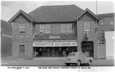 THE KIOSK WEST BEACH, COWDEROY STREET, ST. KILDA, VIC, 1920–54