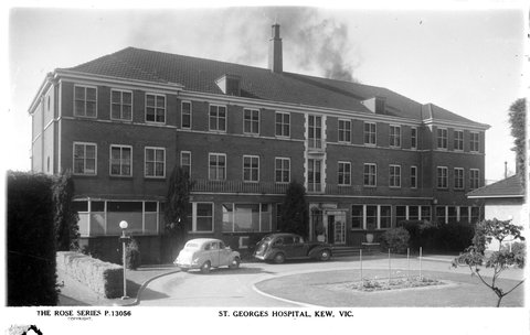 ST. GEORGES HOSPITAL, KEW, VIC, 1920–54