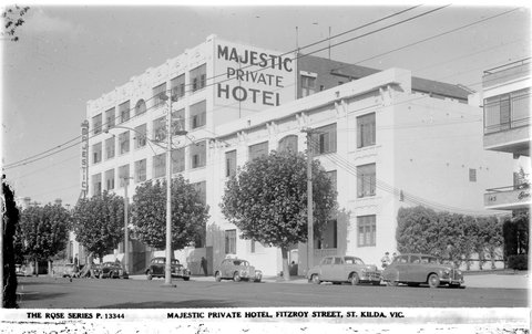 MAJESTIC PRIVATE HOTEL, FITZROY STREET, ST. KILDA, VIC, 1920–54