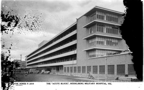 The "Acute Block", Heidelberg Military Hospital, Vic, 1920–54