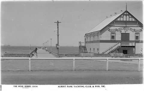 ALBERT PARK, YACHTING CLUB & PIER, VIC, 1920–54