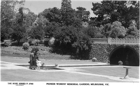 PIONEER WOMEN'S MEMORIAL GARDENS, MELBOURNE, VIC, 1920–54