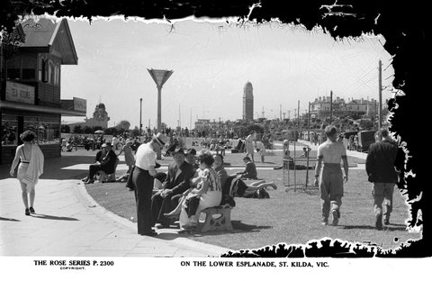 On The Lower Esplanade, St. Kilda, Vic, 1920–54