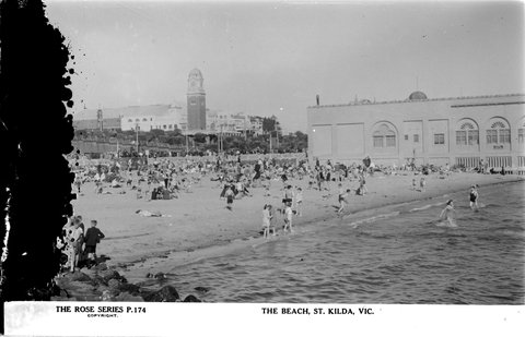 The Beach, St. Kilda, Vic, 1920–54