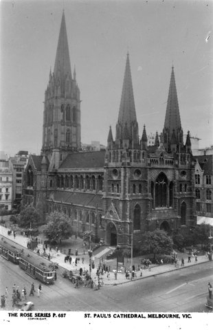 St. Paul's Cathedral, Melbourne, Vic, 1920–54