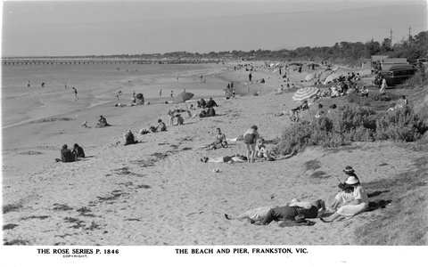 The Beach And Pier, Frankston, Vic, 1920–54