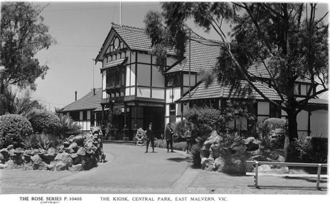 THE KIOSK, CENTRAL PARK, EAST MALVERN, VIC, 1920–54