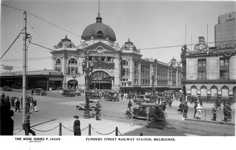 FLINDERS STREET RAILWAY STATION, MELBOURNE, VIC, 1920–54