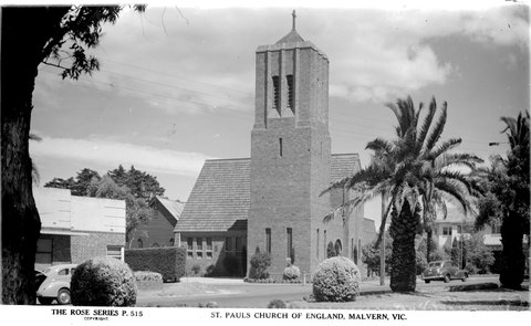 ST. PAUL'S CHURCH OF ENGLAND, MALVERN, VIC, 1920–54